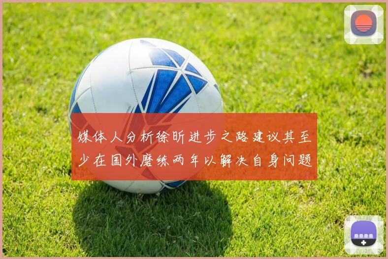 媒体人分析徐昕进步之路建议其至少在国外磨练两年以解决自身问题